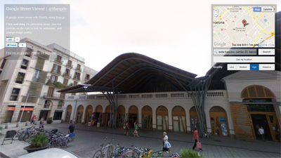 WebGL Google Street Viewer